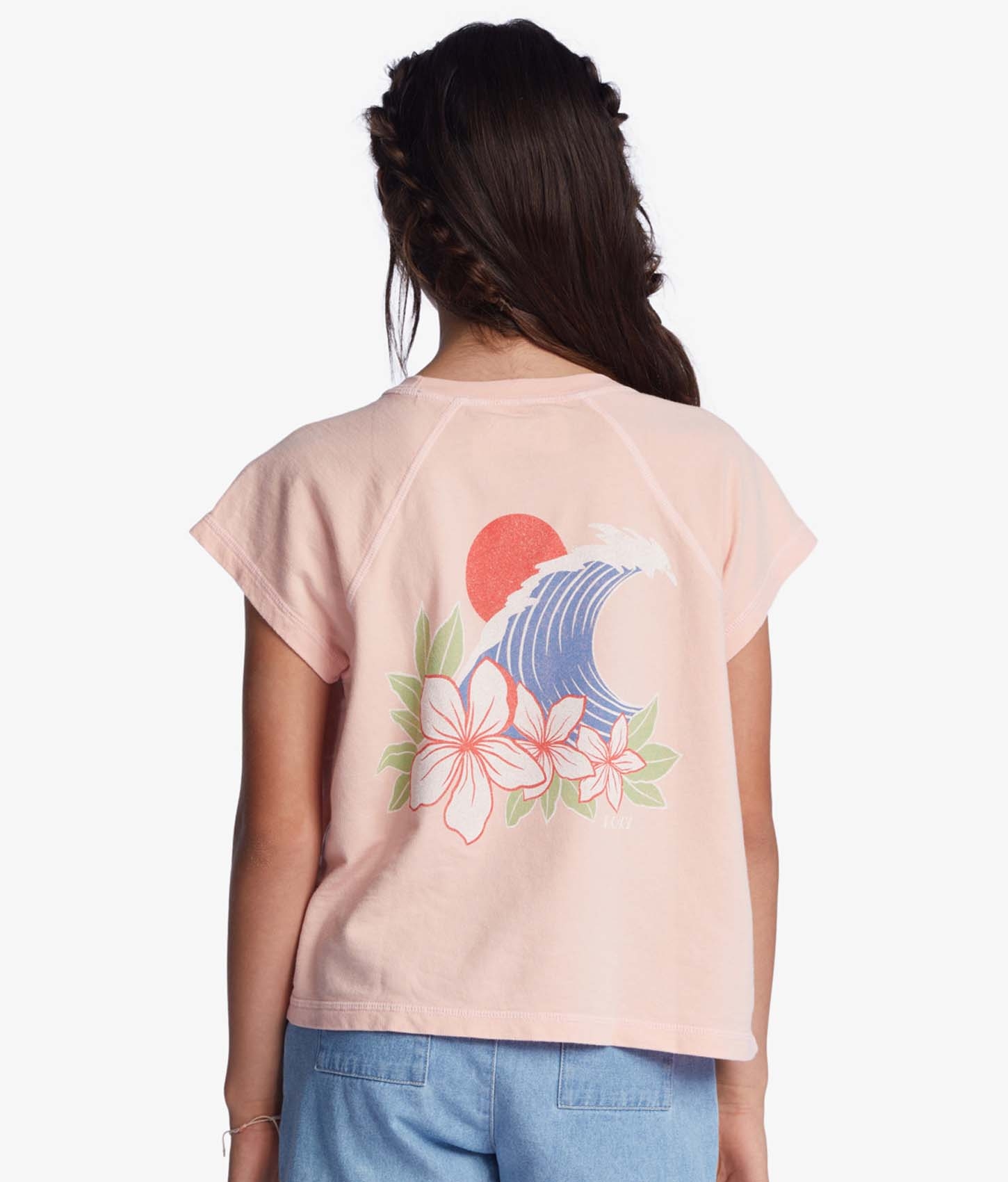 Girls Floral Wave T-Shirt