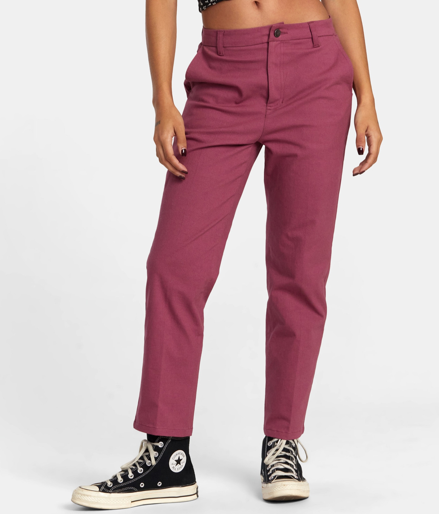 Weekend Stretch Pants, Mulberry