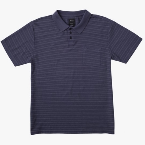 PTC Texture Stripe Short Sleeve Polo Shirt