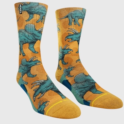 Colby Phillips Triceratops Socks