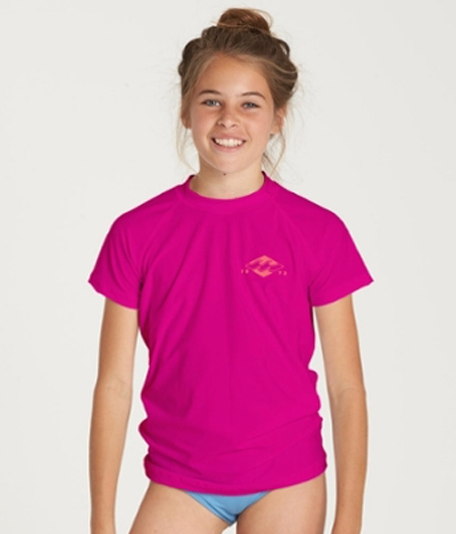 Girls Surf Day Performance Shirt Sleeve Rashguard