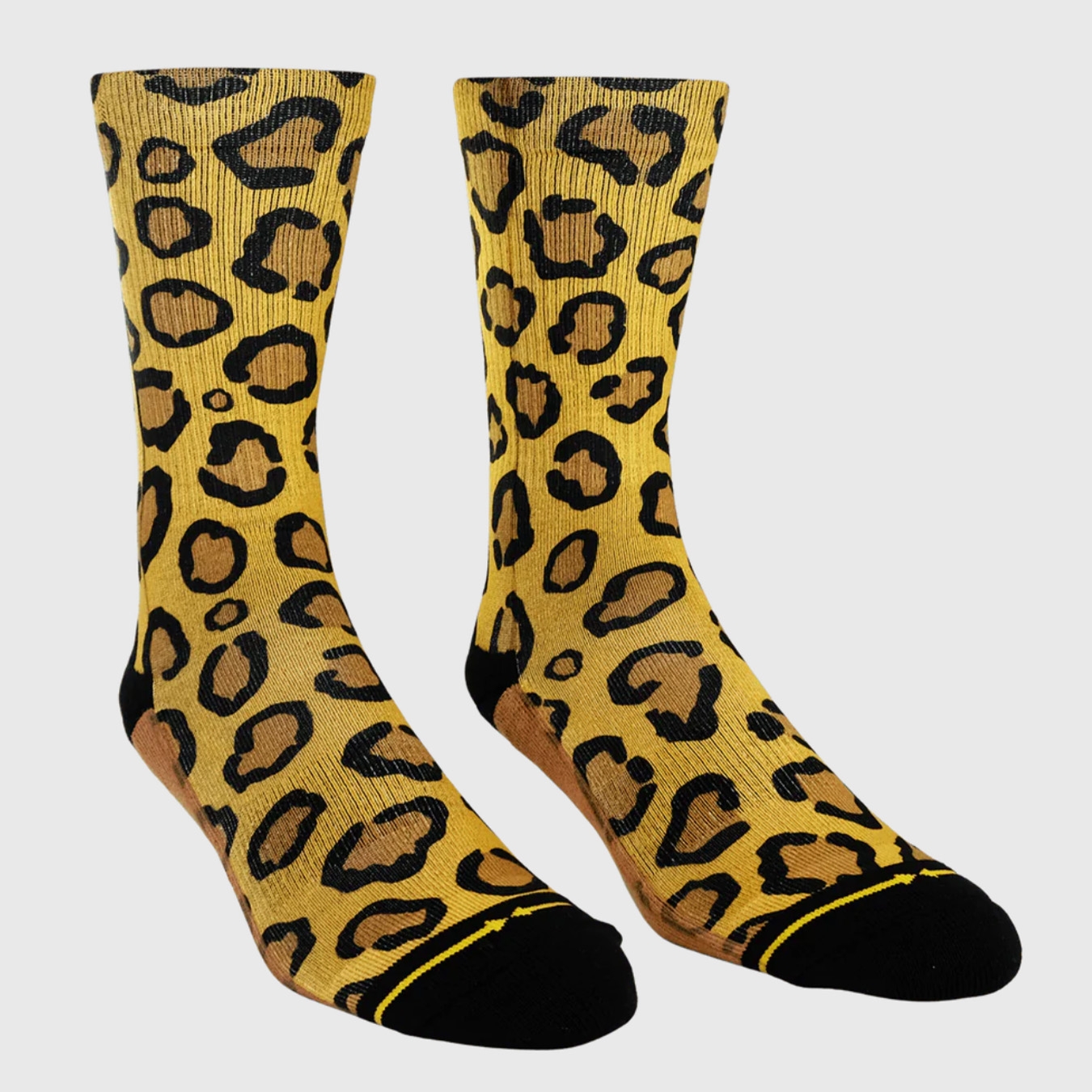 Leopard Print Crew Sock