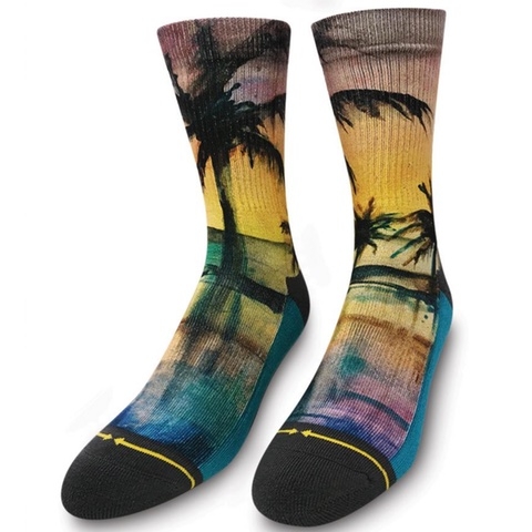 Maia Negre Liquid Sunset Socks