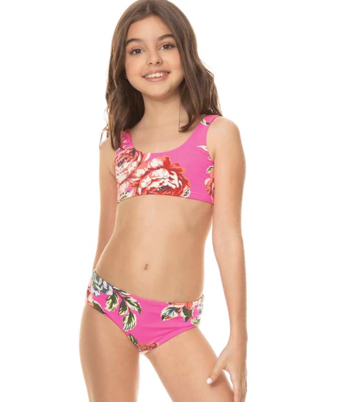 Girls Raspberry Sunset Carla Bikini Set