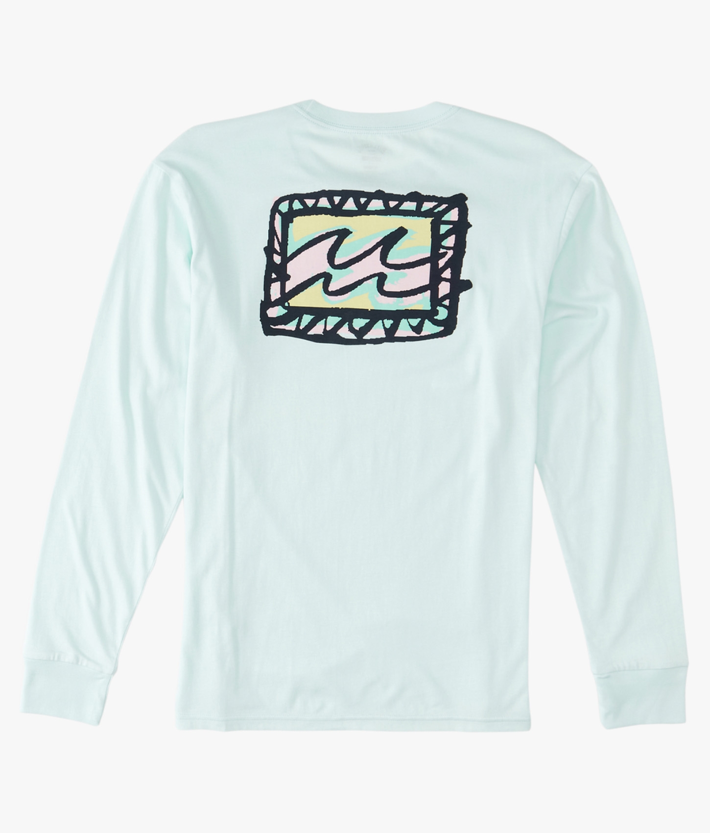 Crayon Wave Long Sleeve T-Shirt