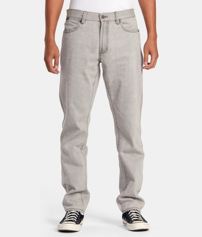 Weekend Straight Fit Jeans, Mid Grey