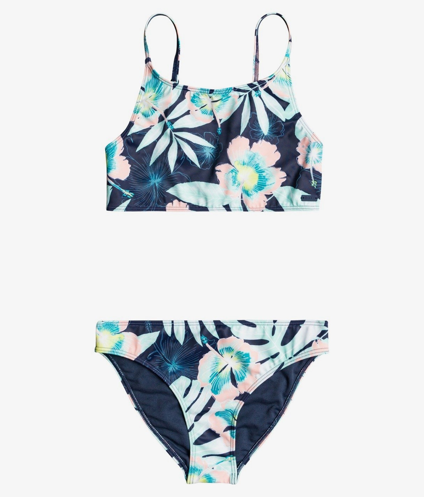 Girls Hawaii Story Crop Top Bikini Set