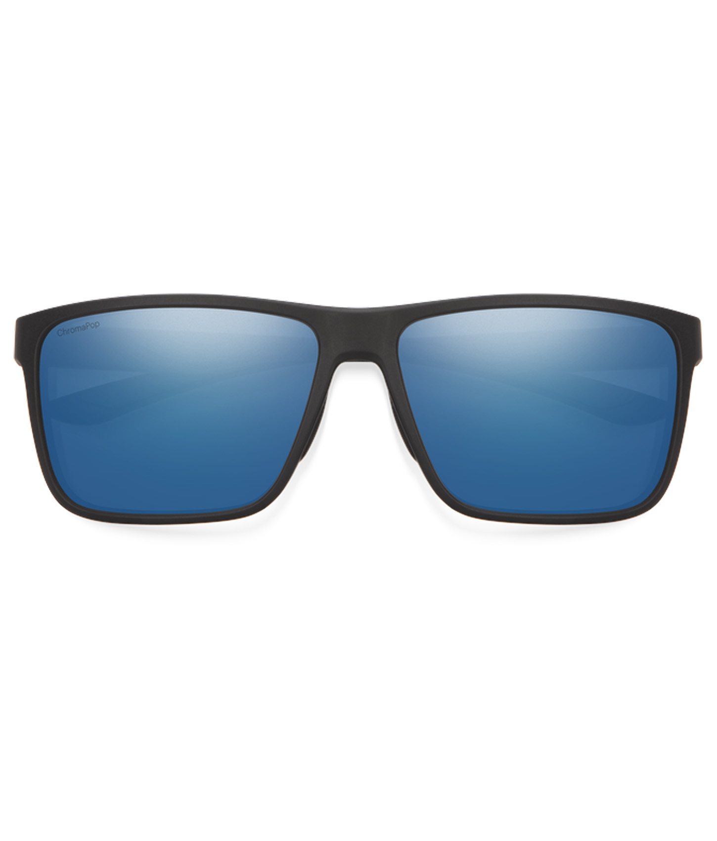 Matte Black/ChromaPop Polarized Blue Mirror
