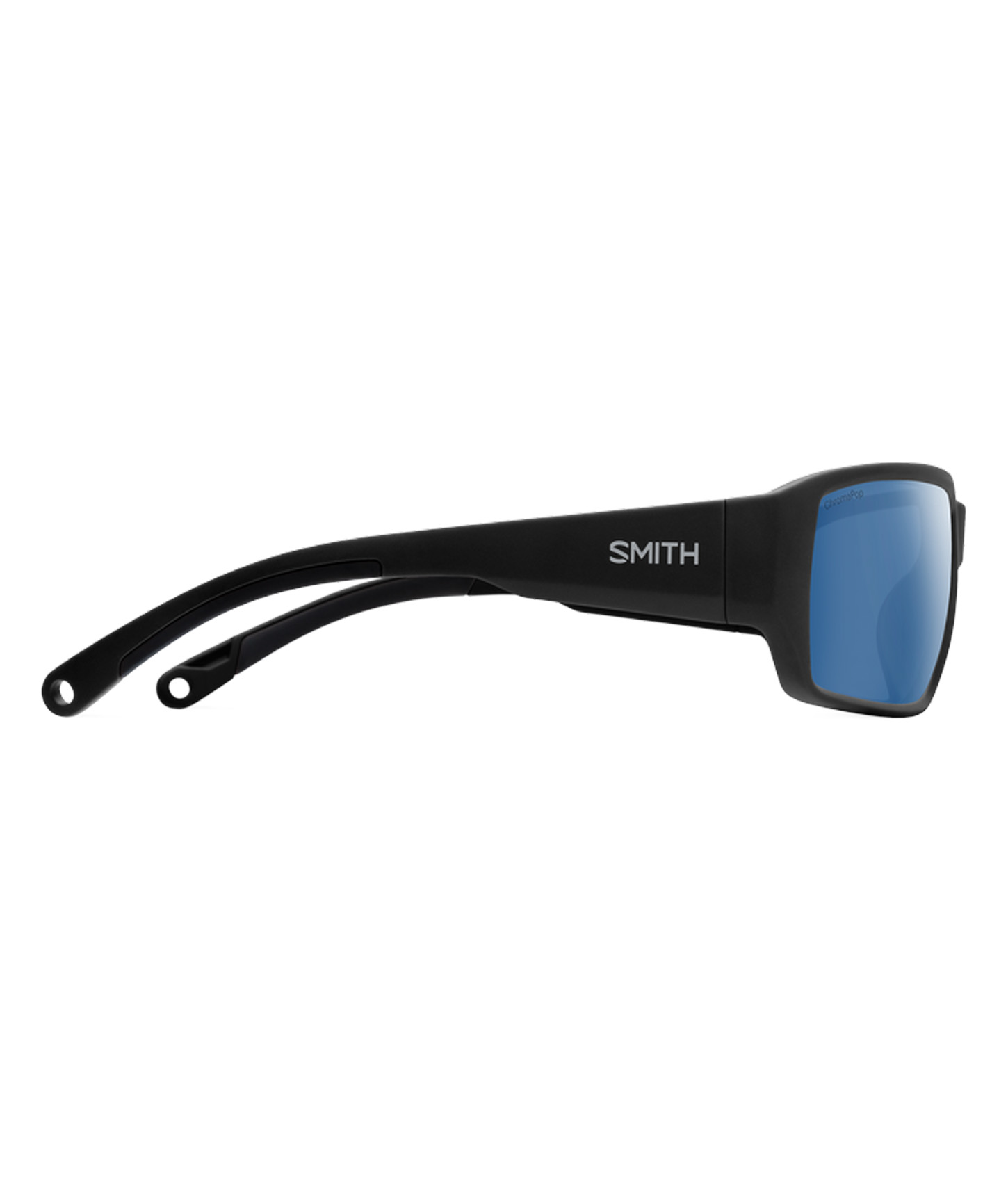 Matte Black/ChromaPop Glass Polarized Blue Mirror