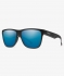 Matte Black/ChromaPop Polarized Blue Mirror
